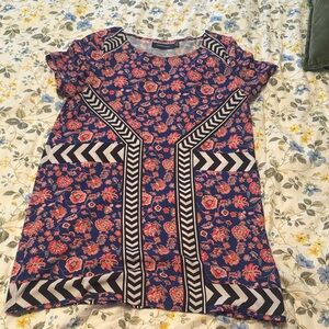 MinkPink Floral and Chevron Mini Dress